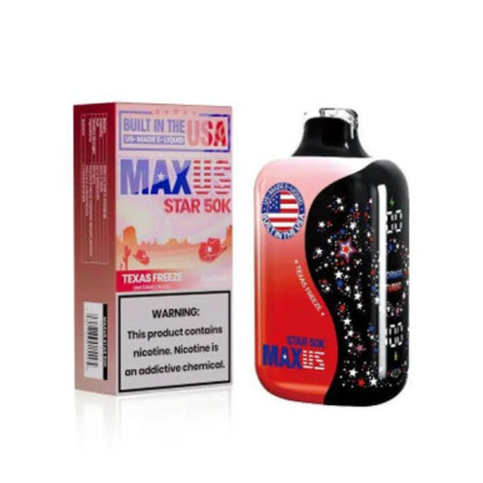 MAXUS STAR 50K - TEXAS FREEZE | Authentic Disposable Vape | iPuff24 Texas