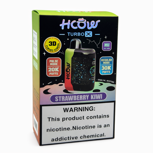HCOW TURBO X STRAWBERRY KIWI | Authentic Disposable Vape | iPuff24 Texas