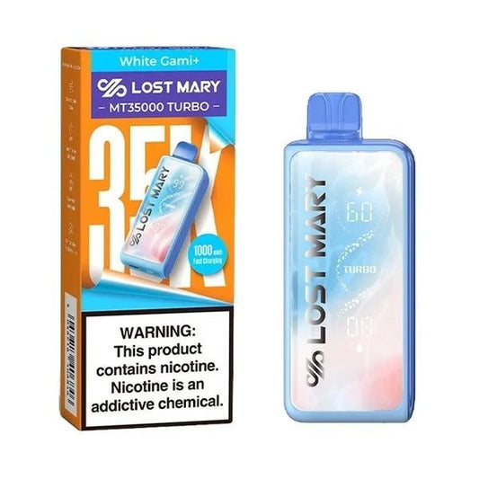 LOST MARY 35K WHITE GAMI+ | Authentic Disposable Vape | iPuff24 Texas