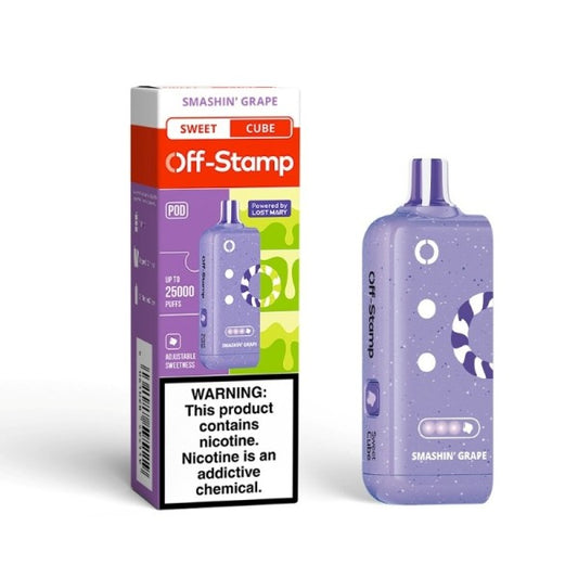 OFF STAMP 25K POD SMASHIN GRAPE | Authentic Disposable Vape | iPuff24 Texas