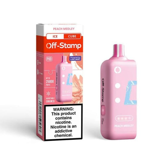 OFF STAMP 25K POD PEACH MEDLEY | Authentic Disposable Vape | iPuff24 Texas