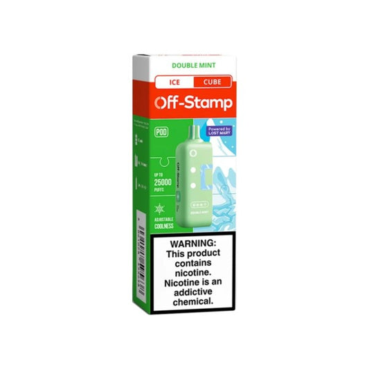 OFF STAMP 25K POD DOUBLE MINT | Authentic Disposable Vape | iPuff24 Texas