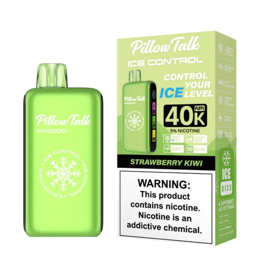 PILLOW TALK ICE CONTROL 40K STRAWBERRY KIWI | Authentic Disposable Vape | iPuff24 Texas
