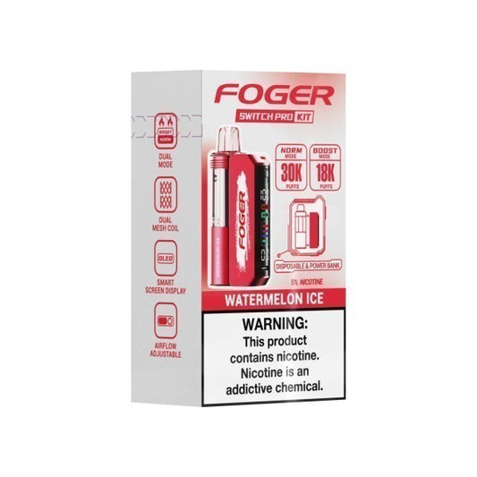 FOGER 30K SWITCH PRO KIT WATERMELON ICE | Authentic Disposable Vape | iPuff24 Texas
