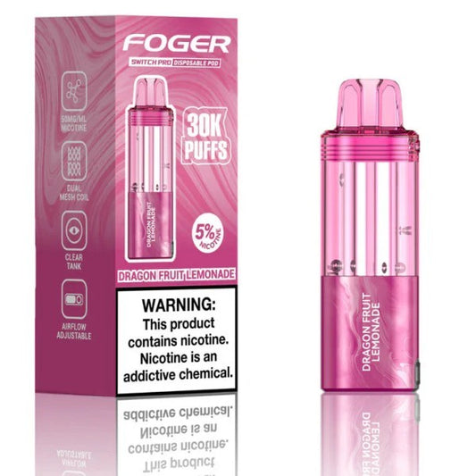 FOGER POD 30K DRAGON FRUIT LEMONADE | Authentic Disposable Vape | iPuff24 Texas