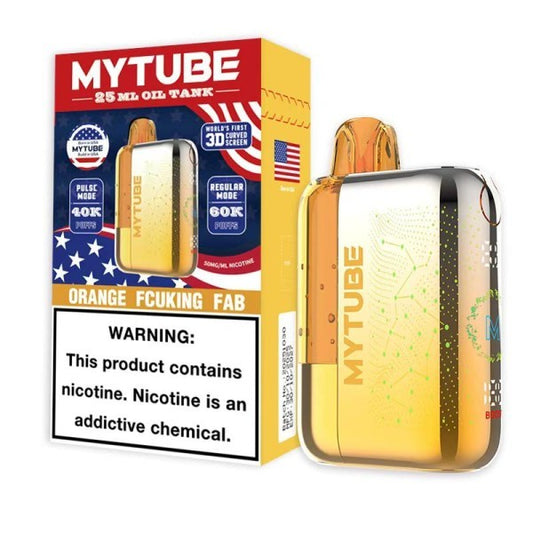 MYTUBE 60K - ORANGE FUCKING FAB | Authentic Disposable Vape | iPuff24 Texas
