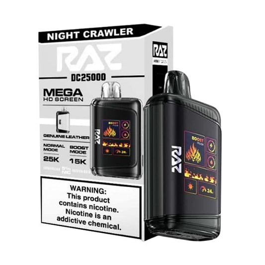 RAZ RX 25K - NIGHT CRAWLER | Authentic Disposable Vape | iPuff24 Texas