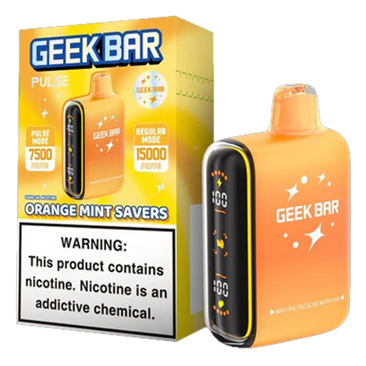 GEEKBAR15KORANGEMINTSAVERS - iPuff24