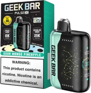 GEEK BAR 25K PULSE X SOUR MANGO PINEAPPLE | Authentic Disposable Vape | iPuff24 Texas