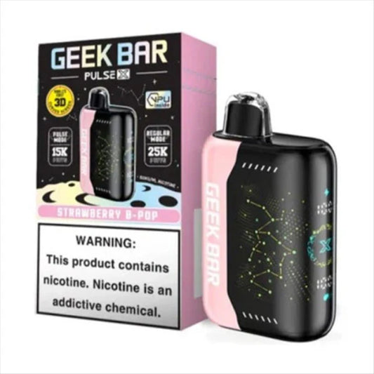 GEEK BAR 25K PULSE X STRAWBERRY B BURST | Authentic Disposable Vape | iPuff24 Texas