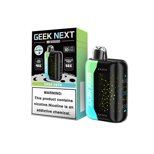 GEEK NEXT 50K - SOUR GUSH | Authentic Disposable Vape | iPuff24 Texas