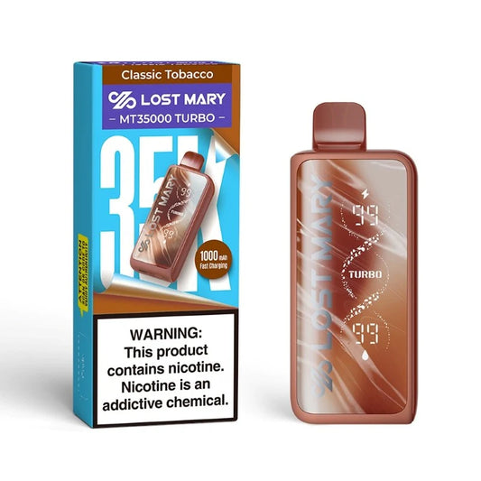 LOST MARY 35K - CLASSIC TOBACCO | Authentic Disposable Vape | iPuff24 Texas