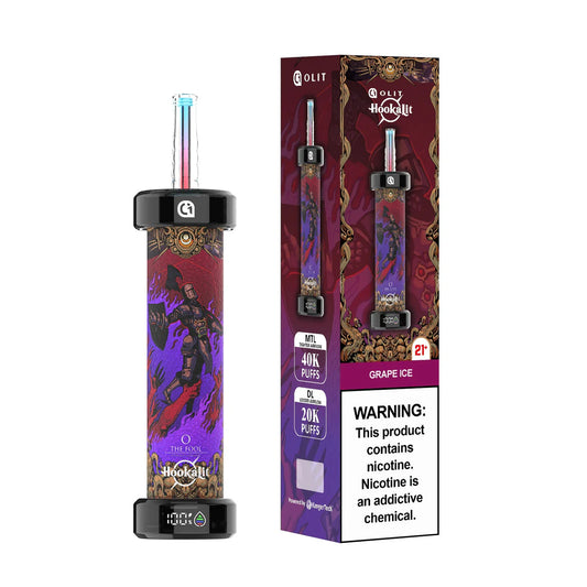 OLIT HOOKALIT 40K 5PK - GRAPE ICE