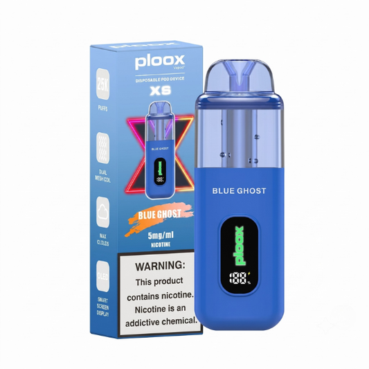 ploox xs disposable pod blue ghost