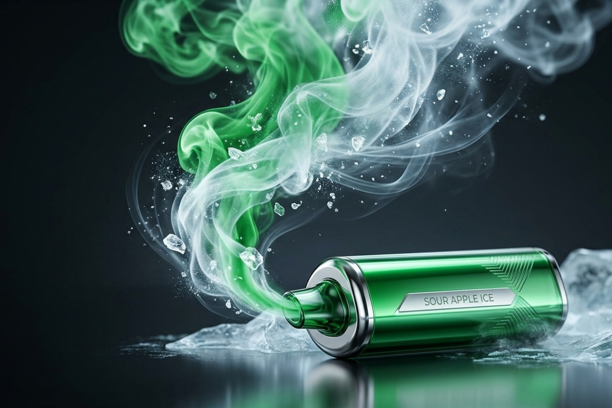 sour apple ice disposable vape