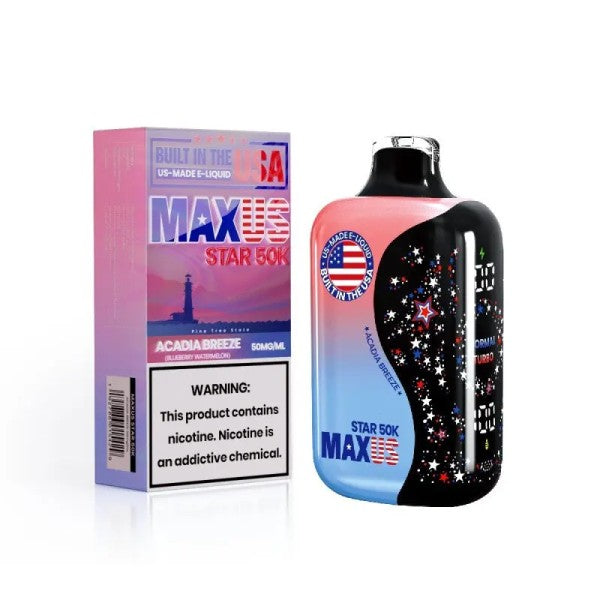 MAXUS STAR 50K - ACADIA BREEZE | Authentic Disposable Vape | iPuff24 Texas