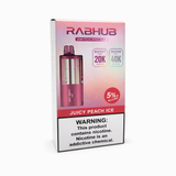 RABHUB 40K POD - JUICY PEACH ICE | Authentic Disposable Vape | iPuff24 Texas