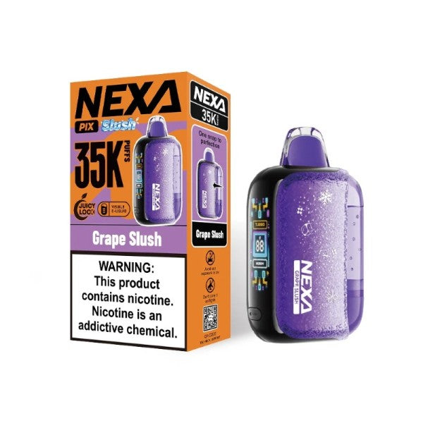NEXA PIX 35K PUFF 5PK GRAPE SLUSH | Authentic Disposable Vape | iPuff24 Texas