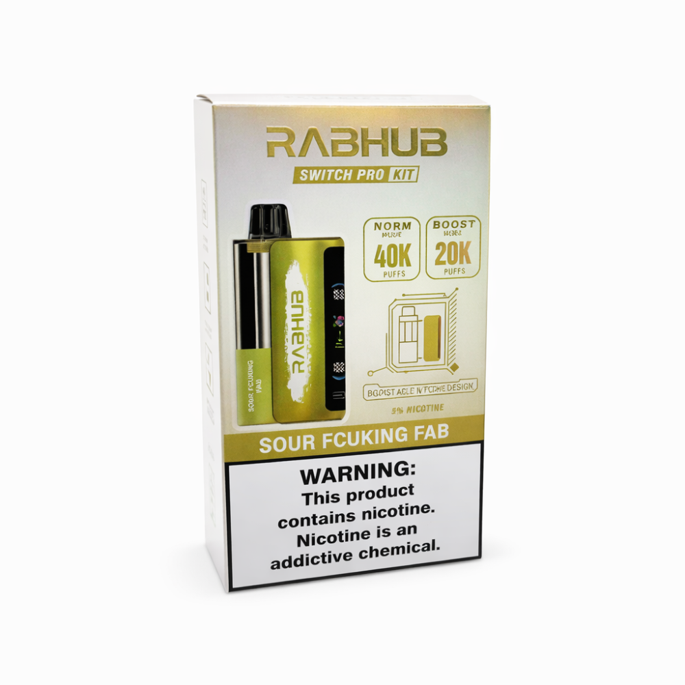 RABHUB 40K KIT - SOUR FUCKING FAB | Authentic Disposable Vape | iPuff24 Texas