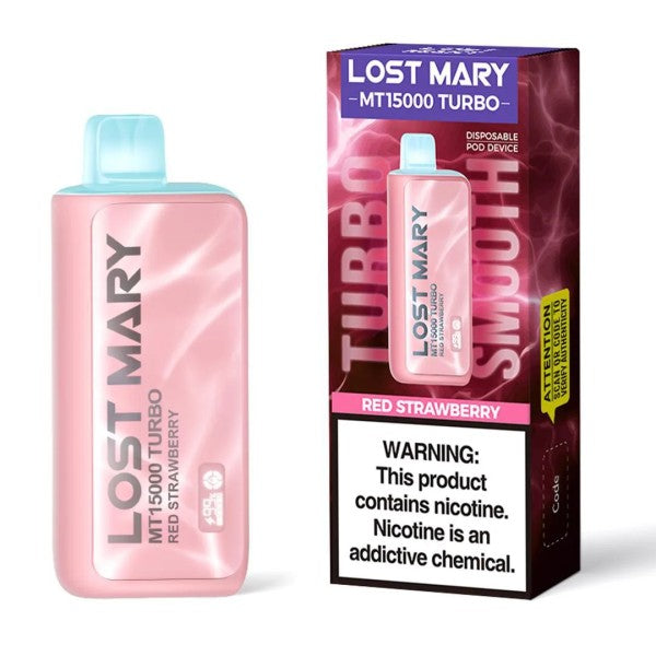 LOST MARY 15K RED STRAWBERRY | Authentic Disposable Vape | iPuff24 Texas