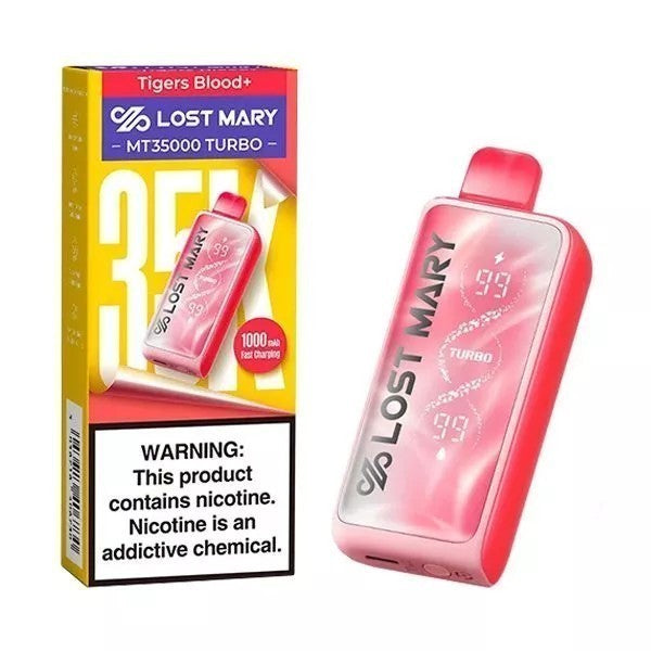 LOST MARY 35K TIGER BLOOD | Authentic Disposable Vape | iPuff24 Texas