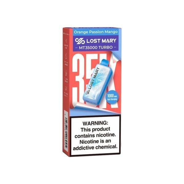 LOST MARY 35K ORANGE PASSION MANGO | Authentic Disposable Vape | iPuff24 Texas