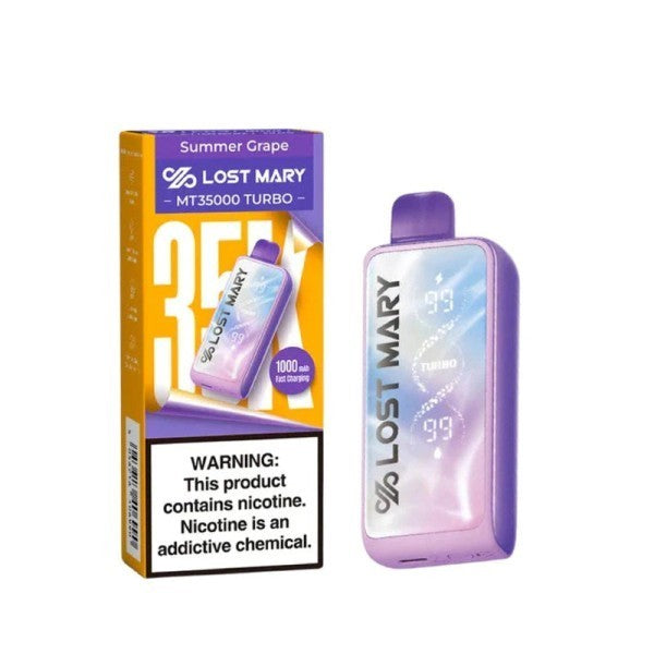 LOST MARY 35K SUMMER GRAPE | Authentic Disposable Vape | iPuff24 Texas