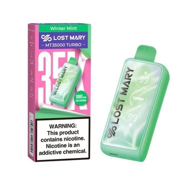 LOST MARY 35K WINTER MINT | Authentic Disposable Vape | iPuff24 Texas