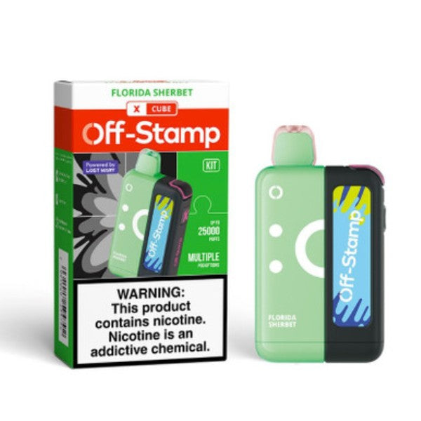 OFF STAMP X CUBE 25K KIT - FLORIDA TWIST | Authentic Disposable Vape | iPuff24 Texas