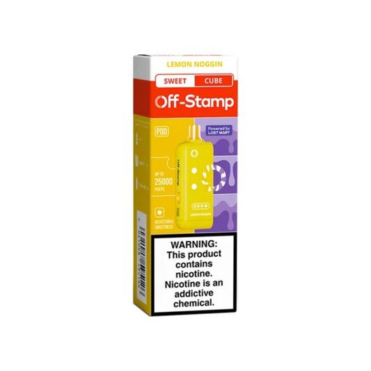 OFF STAMP 25K POD LEMON NOGGIN | Authentic Disposable Vape | iPuff24 Texas