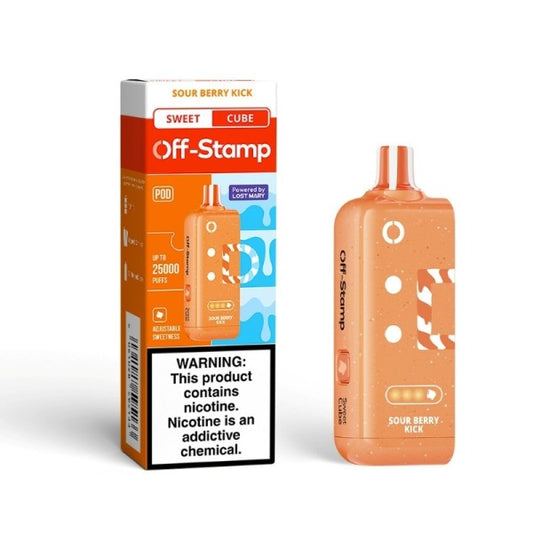 OFF STAMP 25K POD SOUR BERRY KICK | Authentic Disposable Vape | iPuff24 Texas