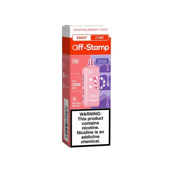 OFF STAMP 25K POD SOUR WILDBERRY TWIST | Authentic Disposable Vape | iPuff24 Texas