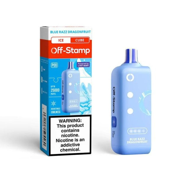 OFF STAMP 25K POD BLUE RAZZ DRAGONFRUIT | Authentic Disposable Vape | iPuff24 Texas