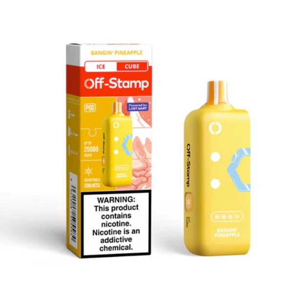 OFF STAMP 25K POD BANGIN PINEAPPLE | Authentic Disposable Vape | iPuff24 Texas