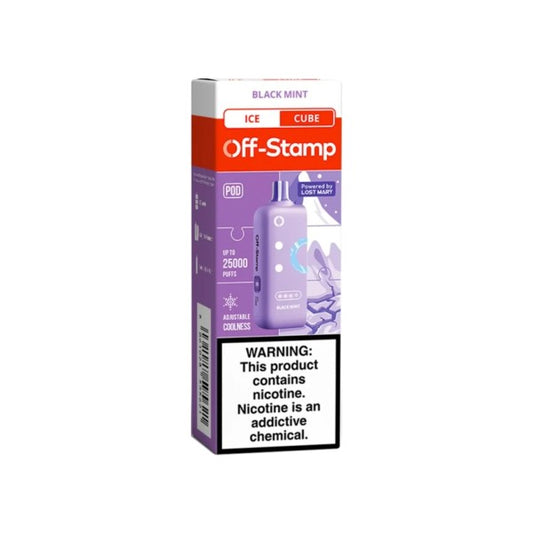 OFF STAMP 25K POD BLACK MINT | Authentic Disposable Vape | iPuff24 Texas