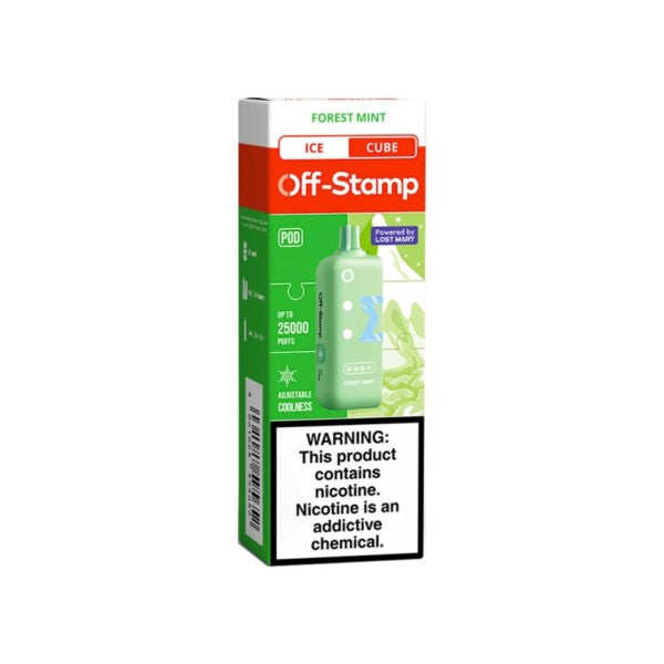 OFF STAMP 25K POD FOREST MINT | Authentic Disposable Vape | iPuff24 Texas