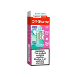 OFF STAMP CRYSTAL POD 35K - BLACK MINT | Authentic Disposable Vape | iPuff24 Texas
