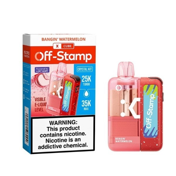 OFF STAMP 35K KIT - BANGIN WATERMELON | Authentic Disposable Vape | iPuff24 Texas