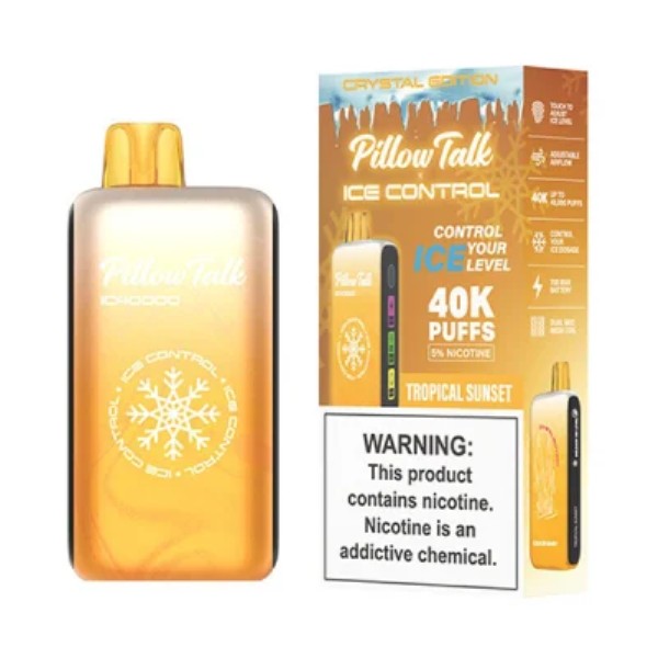 PILLOW TALK ICE CONTROL 40K TROPICAL SUNSET | Authentic Disposable Vape | iPuff24 Texas