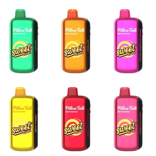 PILLOW TALK FLAVOUR CONTROL 40K PINEAPPLE & COCUNUT | Authentic Disposable Vape | iPuff24 Texas