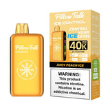 PILLOW TALK ICE CONTROL 40K JUICY PEACH ICE | Authentic Disposable Vape | iPuff24 Texas
