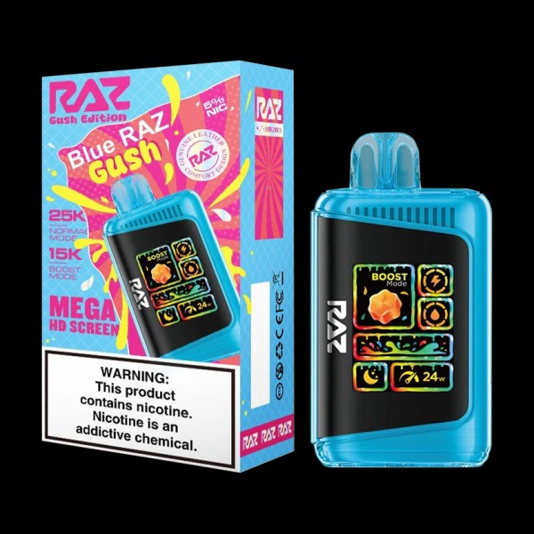 RAZ 25K BLUE RAZ GUSH 5CT BOX | Authentic Disposable Vape | iPuff24 Texas