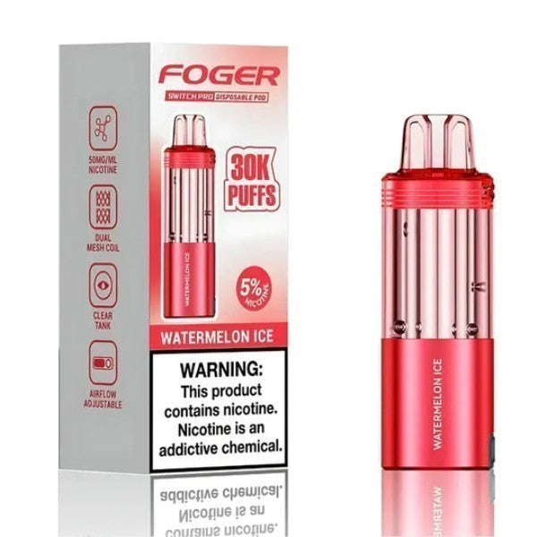 FOGER POD 30K WATERMELON ICE | Authentic Disposable Vape | iPuff24 Texas