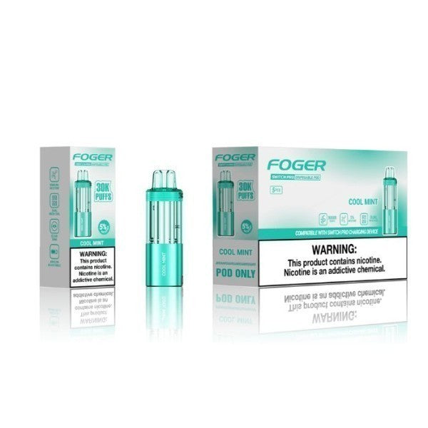 FOGER POD 30K COOL MINT | Authentic Disposable Vape | iPuff24 Texas