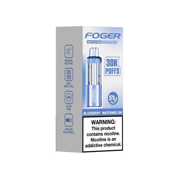 FOGER POD 30K BLUEBERRY WATERMELON | Authentic Disposable Vape | iPuff24 Texas