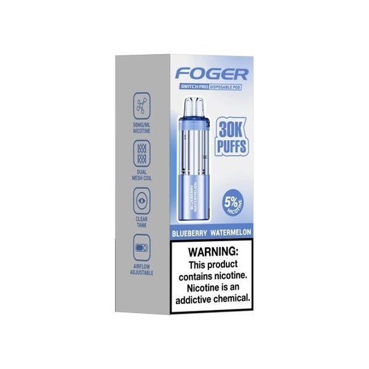 FOGER POD 30K BLUEBERRY WATERMELON | Authentic Disposable Vape | iPuff24 Texas