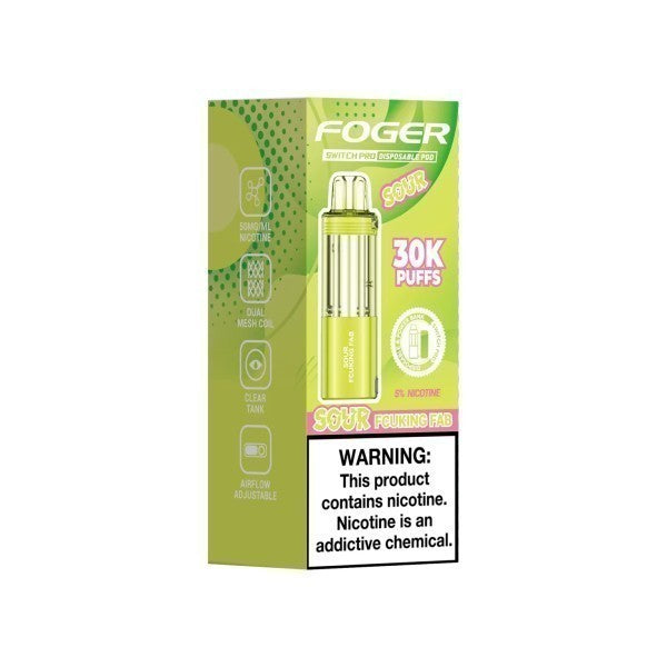FOGER POD 30K SOUR FUCKING FAB | Authentic Disposable Vape | iPuff24 Texas