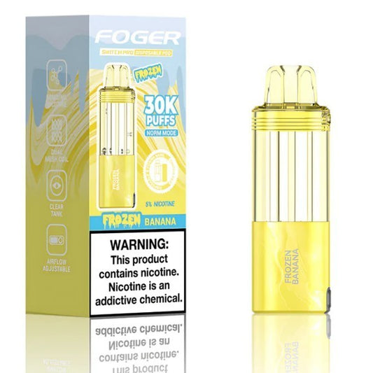 FOGER POD 30K FROZEN BANANA | Authentic Disposable Vape | iPuff24 Texas