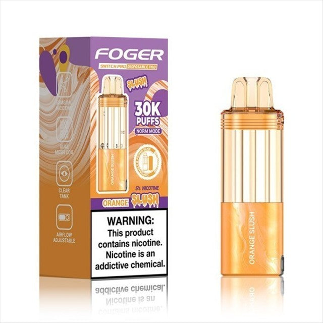 FOGER POD 30K ORANGE SLUSH | Authentic Disposable Vape | iPuff24 Texas