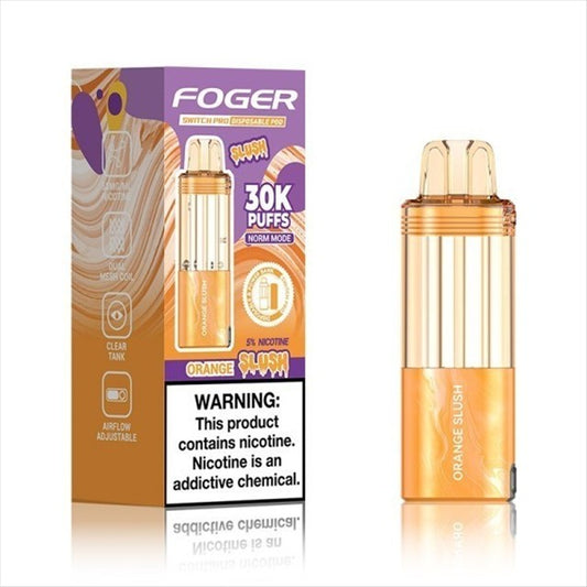 FOGER POD 30K ORANGE SLUSH | Authentic Disposable Vape | iPuff24 Texas